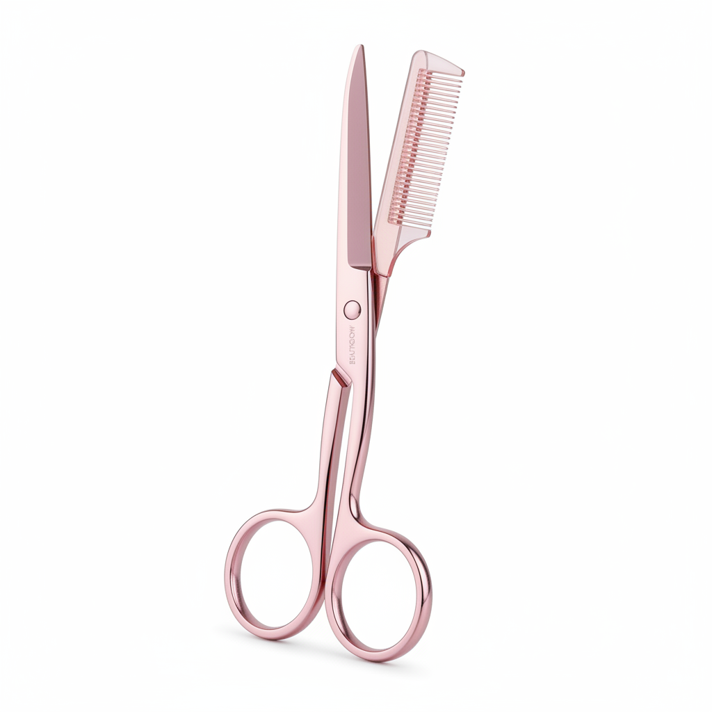Eyebrow Scissors with Comb for Beginners and Makeup